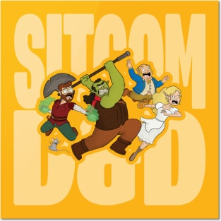 SitcomD&D Characters 2 | Name Posters and Art
